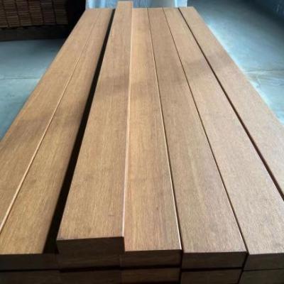 China 2.2m 2.4m 3.6m Bamboo Wood Decking Vertically Laminated With Moulding 2 Side Grooves Te koop