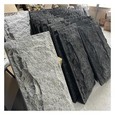 China Artificial PU Stone Wall Panels Stone Brick Exterior Wall Decorate Cladding Fire Proof Natural Stone Surface à venda