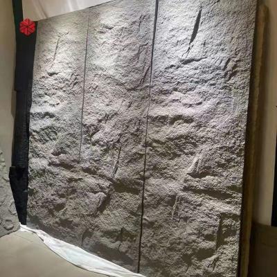 China PU Stone Wall Panel Polyurethane Stone Panel 3D Wall Panel Board Artificial Light Weight Slate Stone for sale