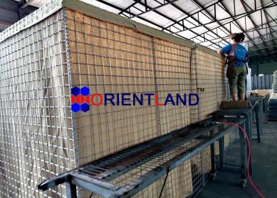 China Geo Textile Lined Welded Mesh Barrier Coated To ASTM A 856 Conform To BS EN 10218-2:2012 for sale