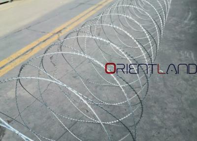 China Military Use Concertina Razor Barbed Wire Fence Customisation Possible BTO-22 for sale