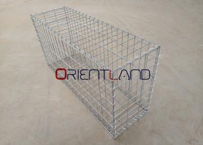 China Square Hole Gabion Mesh Cage / Metal Gabion Baskets As Riverbank Protection for sale