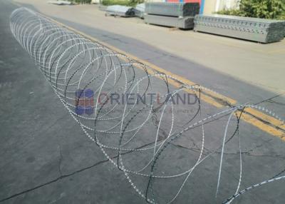 China Anti Corrosive Galvanized Razor Wire / Ribbon Barbed Wire BTO11 BTO-22 BTO-30 for sale