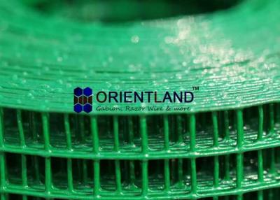 China High Strength Ss Weld Mesh / Green Vinyl Coated Wire Fencing 1/2 Inch By 1/2 Inch for sale