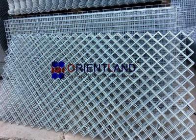 China Rhombus Opening Hot Dipped Galvanized Welded Wire Mesh , Stainless Steel Wire Mesh Panels for sale