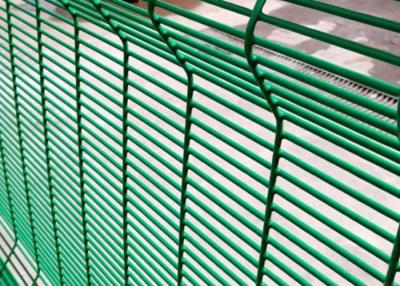 China PVC Coated 358 Security Mesh , Anti Climb Prison Mesh Fencing 8 Gauge for sale