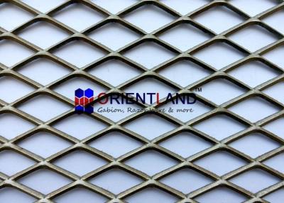 China Heavy Duty Carbon Steel Expanded Metal Mesh / Architectural Metal Mesh Fabric for sale