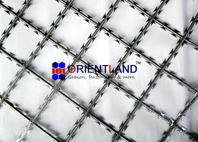 China Hot Dipped Galvanized Steel Razor Wire Fence Fence Welded Corrosion Resistance for sale