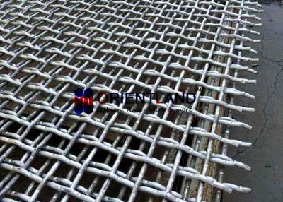 China malla tejida de la pantalla del metal del diámetro de alambre de 1.3mm-13m m usada en trituradoras de piedra vibrantes en venta