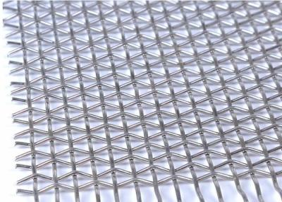 China Cereals Sifting Screen Crimped Woven Wire Mesh 3mm-100mm Aperture for sale