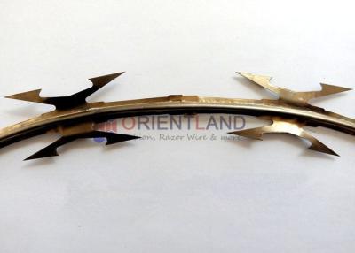 China Extremer Widerstand-Rasiermesser-Stacheldraht, doppelter Harpunen-Sicherheits-Rasiermesser-Draht zu verkaufen