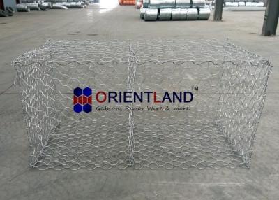 Chine Zinc hexagonal du mur de soutènement de cage de roche de boîte de Gabion 90% + revêtement en aluminium de 10% à vendre