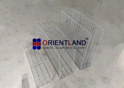 China Square / Rectangular Hole Welded Gabion Baskets For Landscaping Quick Install for sale