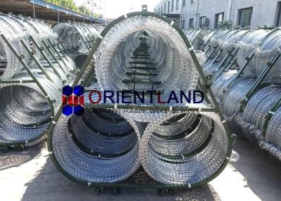 China Concertina Razor Wire Fence For Rapid Deployment System 2.5mm Diameter Triple Strand for sale
