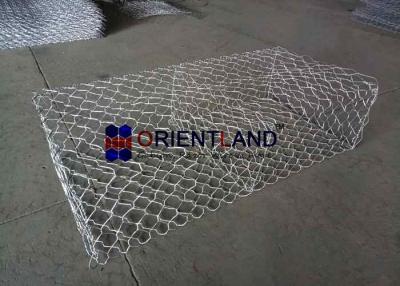 Cina Muro di sostegno torto doppio galvanizzato immerso caldo 2m×1m×1m della scatola del gabbione in vendita