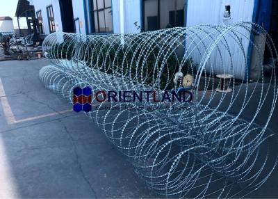 China Mobile Razor Wire Fence Security Barrier Rapid Deployment Concertina Coils for sale