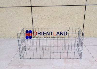China Square HOLE 50×100mm 4.5mm Gabion Planter Boxes for sale