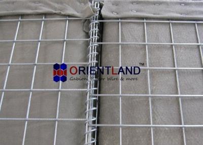 China Heavy Duty Defensive Barrier Geotextile Lined Unit Earth Filled Welded Mesh for sale