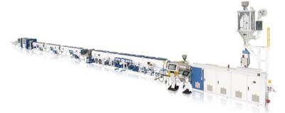 China High-speed Energy-saving HDPE Solid Wall Pipe Extrusion Line for sale