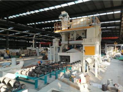 China Big Steel Piping Sand Blasting And Derusting On The Surface Of Different Piping for sale