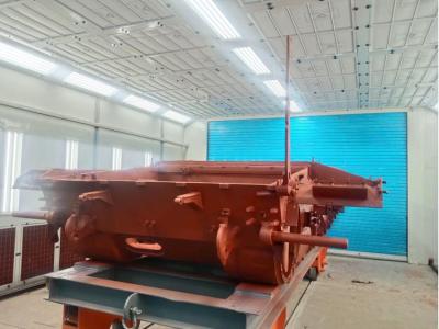 China Military Painting Production Line Side Exhaust Military Tank Paint Booth for sale