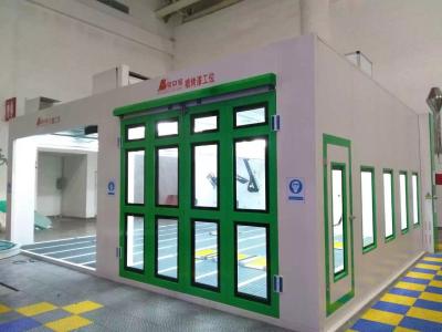 China Teaching Spary Booth Big Glass Paint Booth For School Training Spray Equipment for sale
