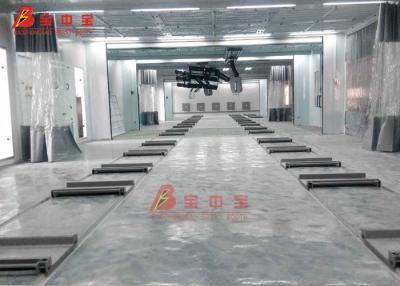 China Auto linha personalizada da cabine de pulverizador da manutenção/linha pintura da reparação automóvel à venda