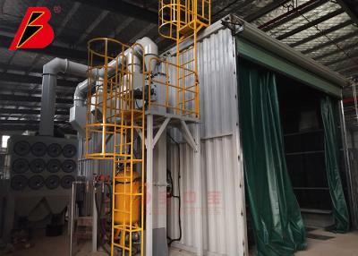 China Surface Cleaning BZB Sandblasting Room for sale