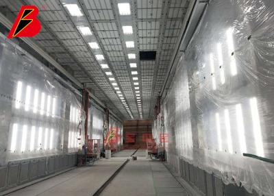 China Metal Sheld Man Lift CE TUV Bus Truck Paint Booth for sale