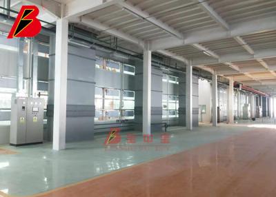 Cina Grande cabina di spruzzo industriale dell'aria 49KW per le parti degli aerei del treno in vendita
