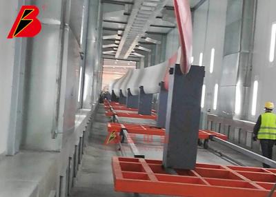 China Wind Blade Baking 10um Industrial Spray Booth With Side Exhaust for sale