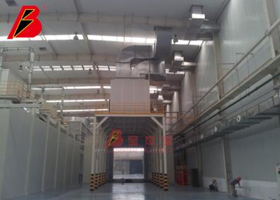 China Drive Throught Paint Room for Auto Part Paint Spraying equipments Line for sale