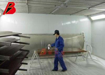 China 34.5KW Cabinet Paint Booth with Water Curtain Filter System for sale