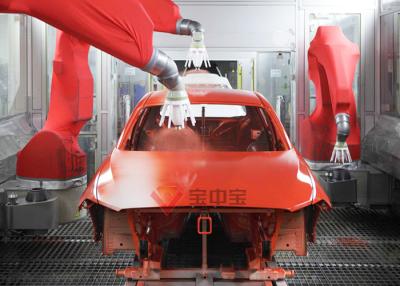 China Línea de pintura auto del cuerpo línea automática equipo del robot de la pintura para producir de los coches de la marca en venta