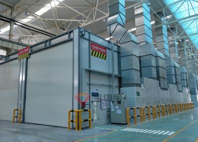 China Sitio que cuece para la cadena de producción de capa de la cabina de espray de la fábrica de la cuchilla del viento en venta