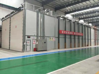 China Lieferant TUV-Wind-Blatt-Industrie-Spraystand Industrie-backender Feinen Porzellans zu verkaufen