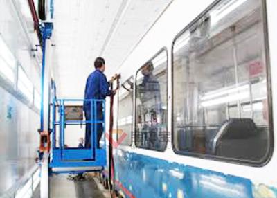 中国 3D持ち上がる働きプラットホームの鉄道装置が付いている列車のペンキ ブースは解決を塗る 販売のため