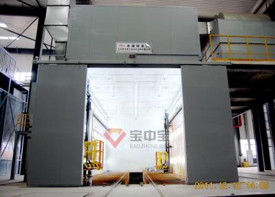 China Water Rotation Painting Booth Spray Booth In Military Vehicle Paint Production Lines for sale