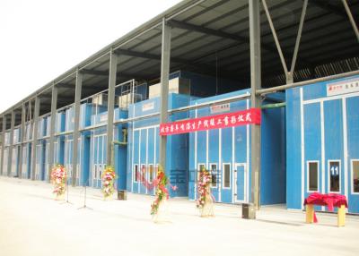 China Vehicle Spray Booth with 3D Lifting platform Bus Painting Equipments for sale