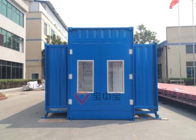 China Contaner Spray Booth Customied Painting Room Movable Spraying Room Handle Open Paint Room for sale