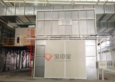 Chine Peignez la ligne pour la chaîne de production de peinture automatique de cabine de jet d'autobus équipements à vendre