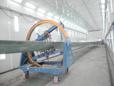 China Wind Turbine Towers Paint Booth Big Wind Power Blade Paint Room for sale