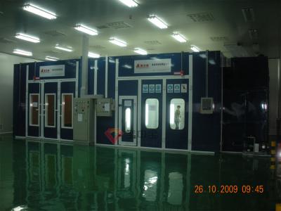 China Customized Industrial Baking Spray Booth For Train / Aircraft Parts Paint Line Aerospace Paint Booth for sale