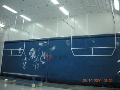 China Wasser-Vorhang-Farben-Raum fertigte großes industrielles für Zug/Flugzeuge zerteilt Infrarotlampen-Farben-Stand besonders an zu verkaufen