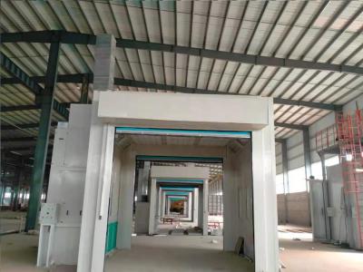China Rolling Door Paint Room For Truck Factory Truck Bus Spray Paint Booth Coating Equipments for sale