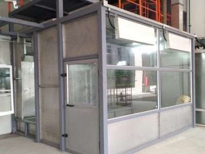 China Steel Substrate Manual Bzb Water Curtain Spray Booth for sale