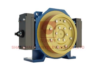 China IP41 Single Wrap Gearless Elevator Traction Machine / Gearless Lift Motor for sale