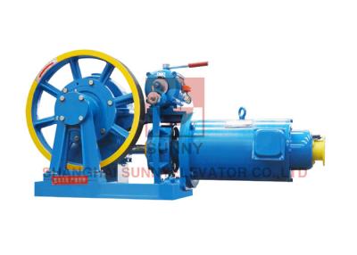 China Elevator Geared Traction Machine / Lift Spare Parts High Speed 0.3 m/s for sale