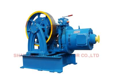 China 1.0m/S Elevator Components Geared Traction Machine With Sheave Diam Φ586mm for sale