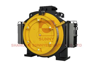 China Load 630kg Small Lift Repair Parts Gearless Traction Elevator Motor for sale